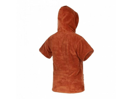 Poncho Mystic Teddy Kids Rusty Red