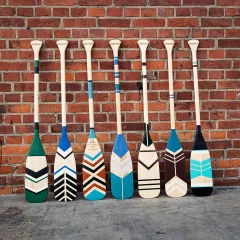 Pagaj John Paddle Ozdoba Kolorowy Malowany 120 cm WZ7